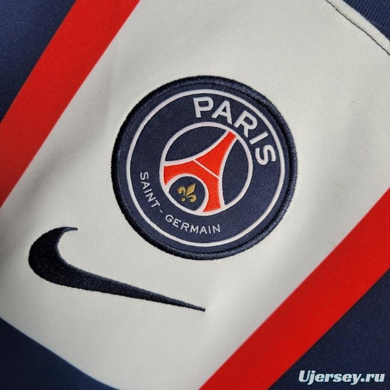 22/23 Long Sleeve PSG Paris Home Soccer Jersey