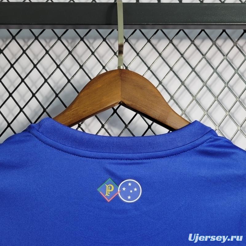 22/23 Women's Cruzeiro Home Soccer Jersey