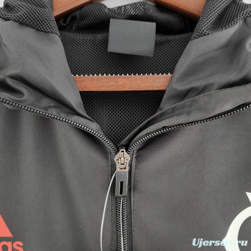 2022 Flamengo Windbreaker Black