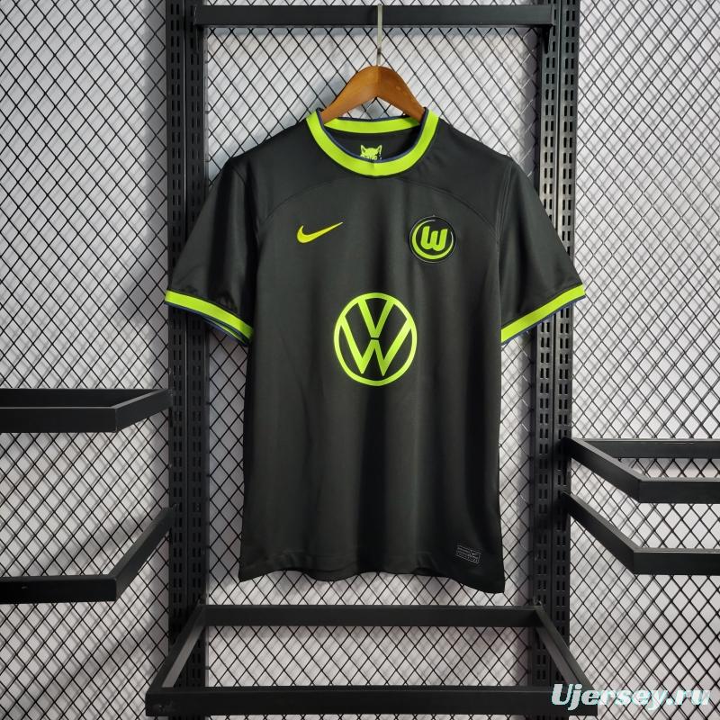 22/23 Wolfsburg Away Soccer Jersey