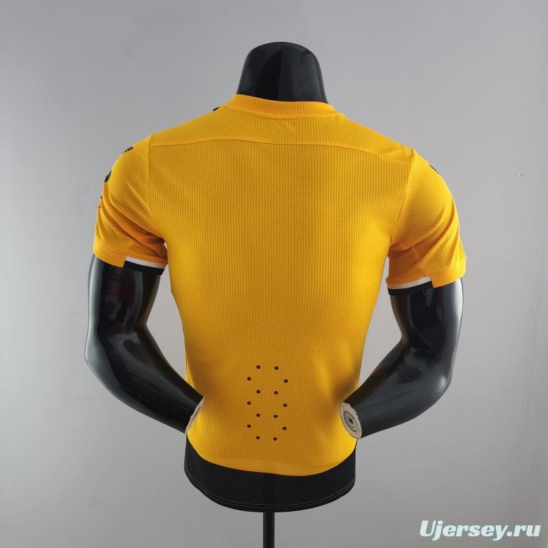 Player Version 22/23 Wolverhampton Wanderers Home Soccer Jersey