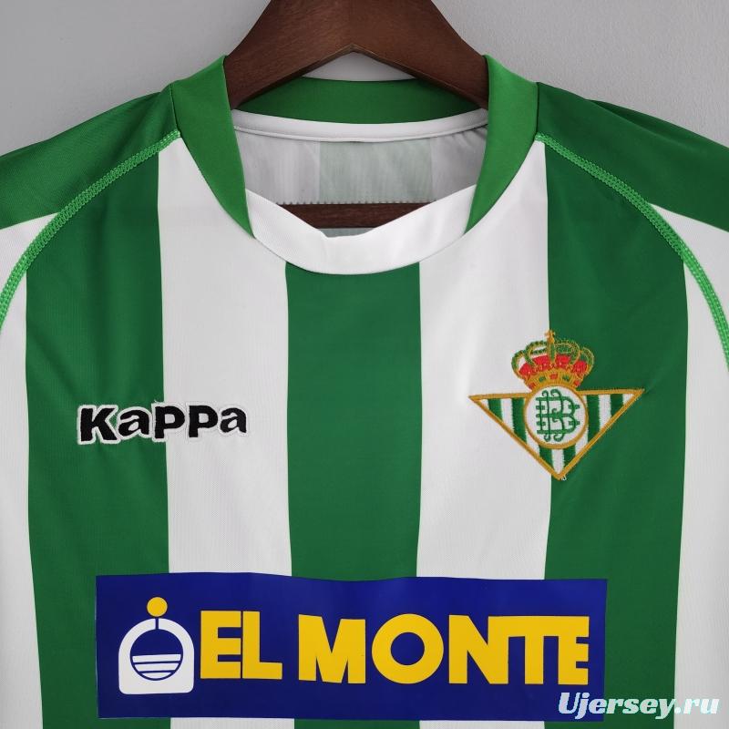 Retro Real Betis 01/02 Home Soccer Jersey