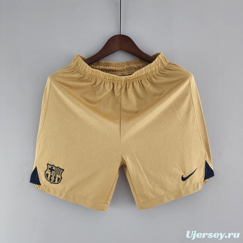 22/23 Barcelona Shorts Away Soccer Jersey