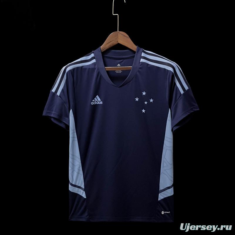 22/23 Cruzeiro Navy Training Jersey