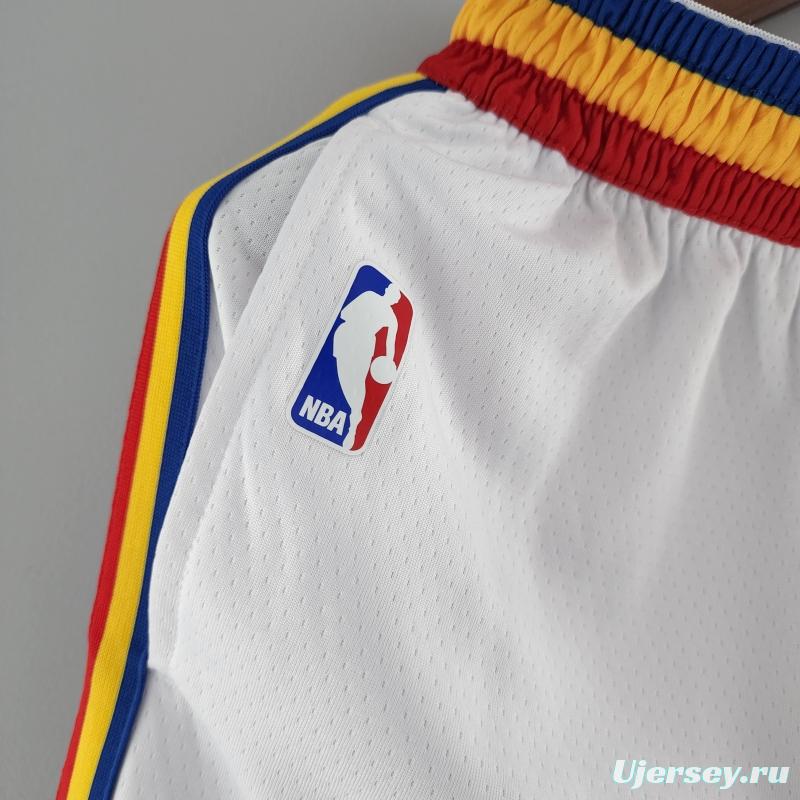 Golden State Warriors NBA Shorts White