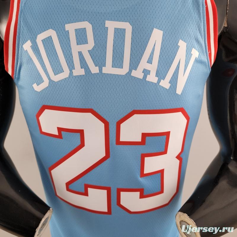 Chicago Bulls JORDAN#23 Blue NBA Jersey