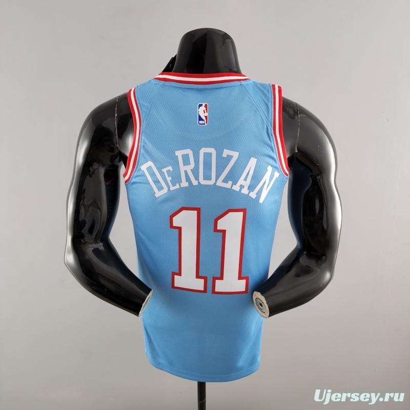 Chicago Bulls DeROZAN #11 Blue NBA Jersey
