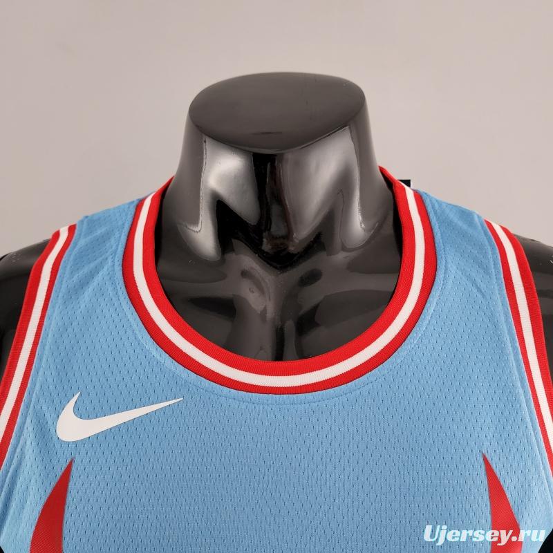 Chicago Bulls LAVINE #8 Blue NBA Jersey