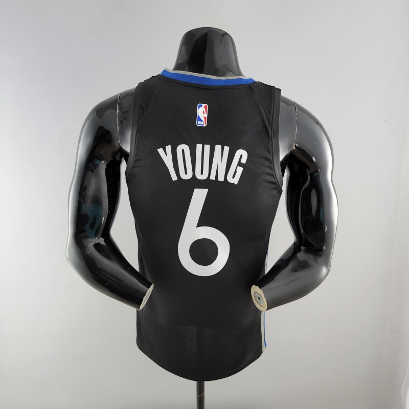 2020 YOUNG #6 Warriors City Edition Black And Grey NBA Jersey