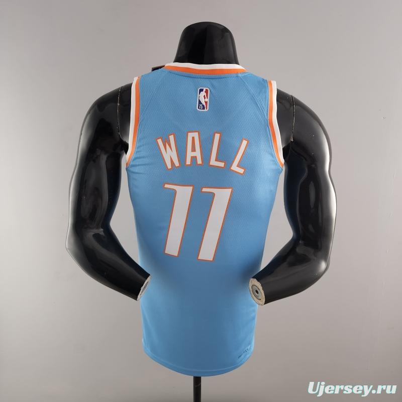 2022 WALL#11 Los Angeles Clippers City Edition NBA Jersey Blue