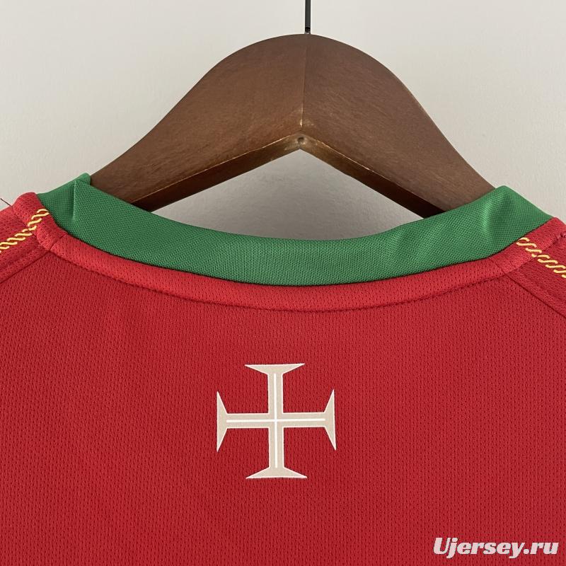 Retro Portugal 2006 Home Soccer Jersey