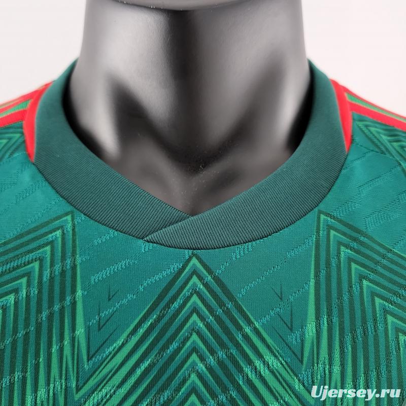 Player Version 2022 Mexico Home Soccer Jersey