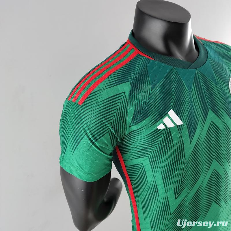 Player Version 2022 Mexico Home Soccer Jersey