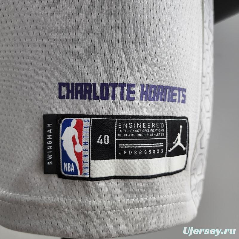 2019 Ball#2 Charlotte Hornets Grey NBA Jersey