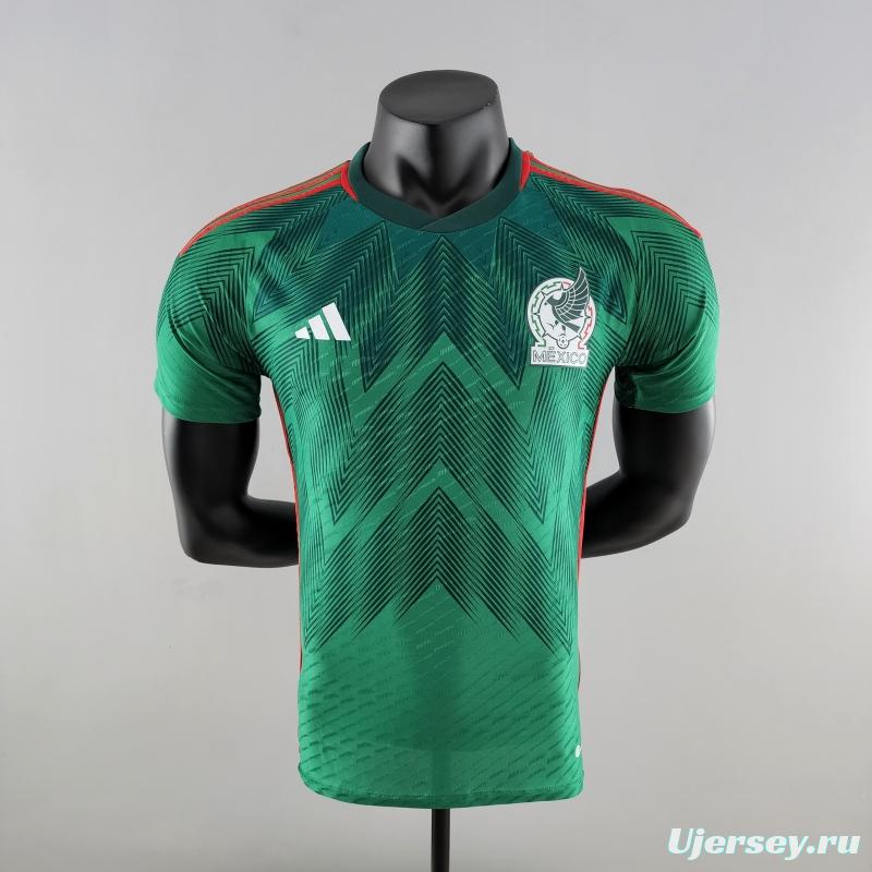 Player Version 2022 Mexico Home Soccer Jersey