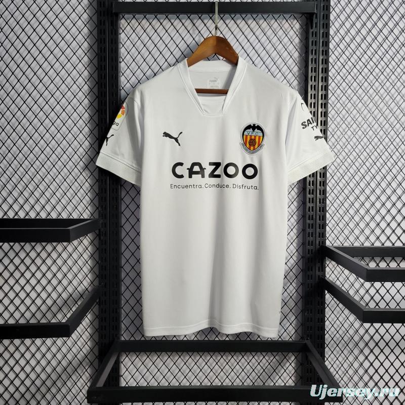 22/23 Valencia Home Soccer Jersey