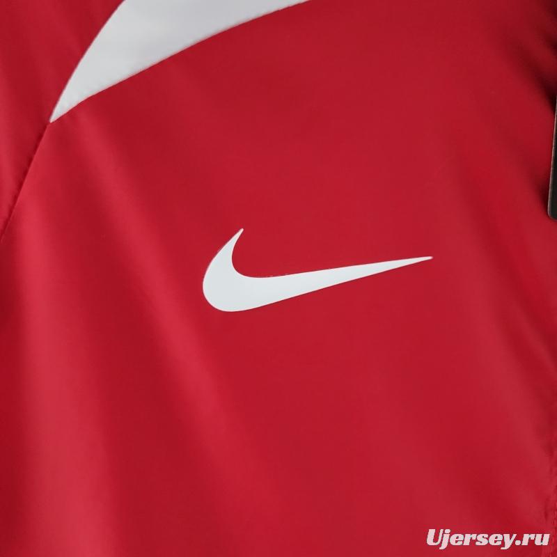 2022 Liverpool Windbreaker Red And White