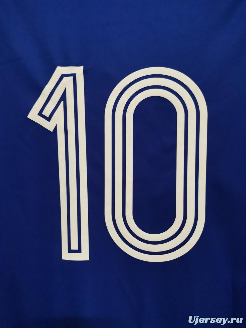 Retro 1984 France Home Soccer Jersey