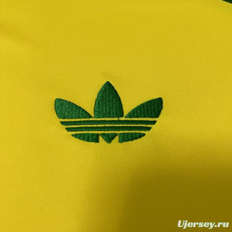 Retro 1978 Brazil Home Soccer Jersey