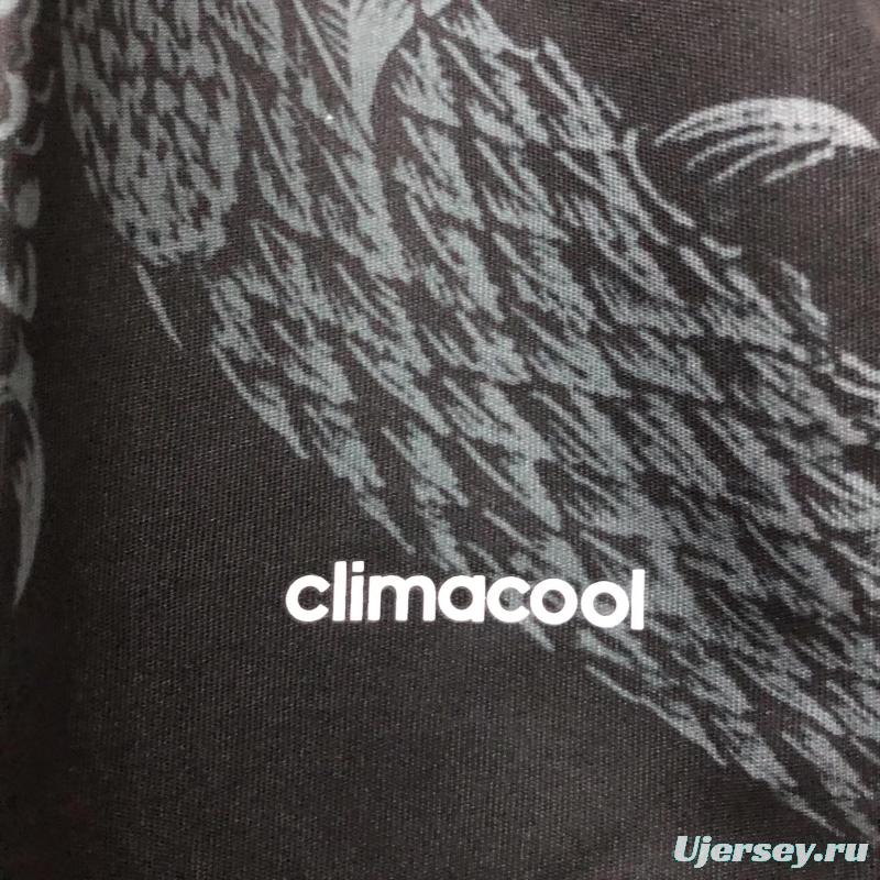 Retro 14/15 Real Madrid Third Dragon Black Soccer Jersey