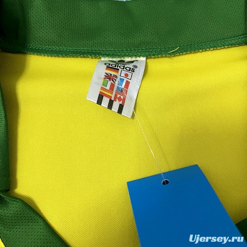 Retro 1978 Brazil Home Soccer Jersey