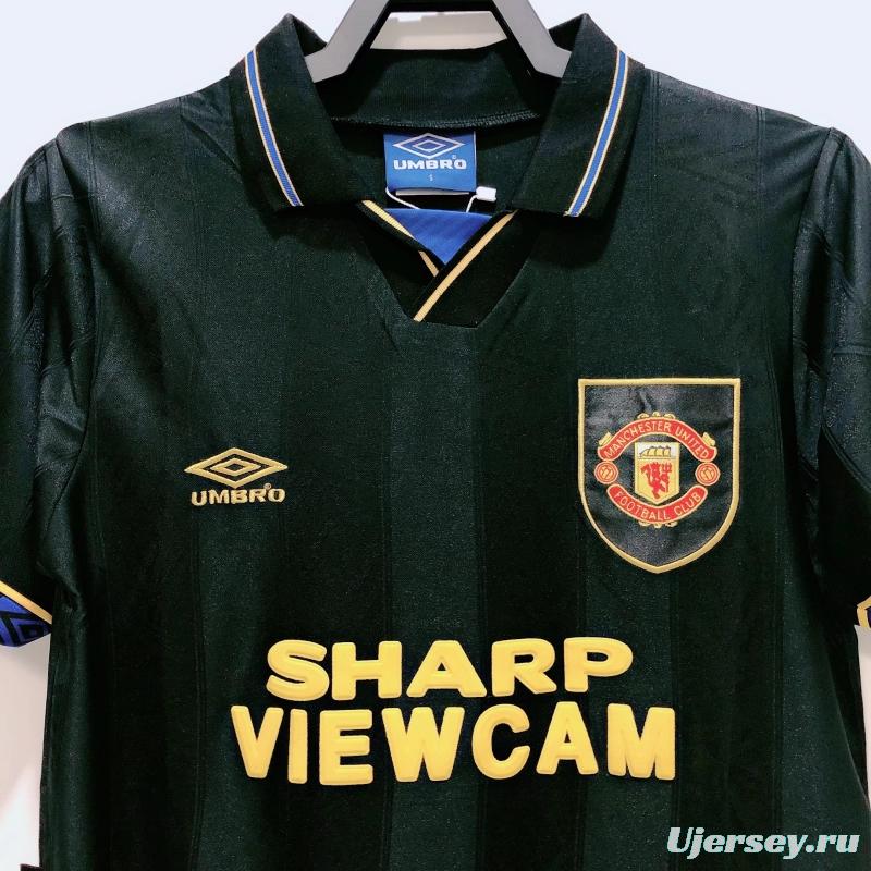 Retro 93/94 Manchester United Away Soccer Jersey