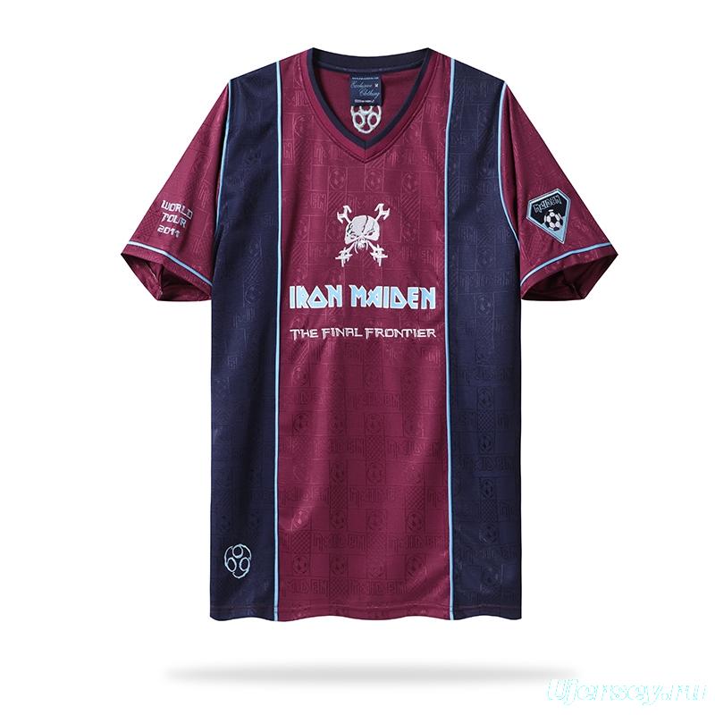 Retro 2011 West Ham United x Iron Maiden Away Jersey