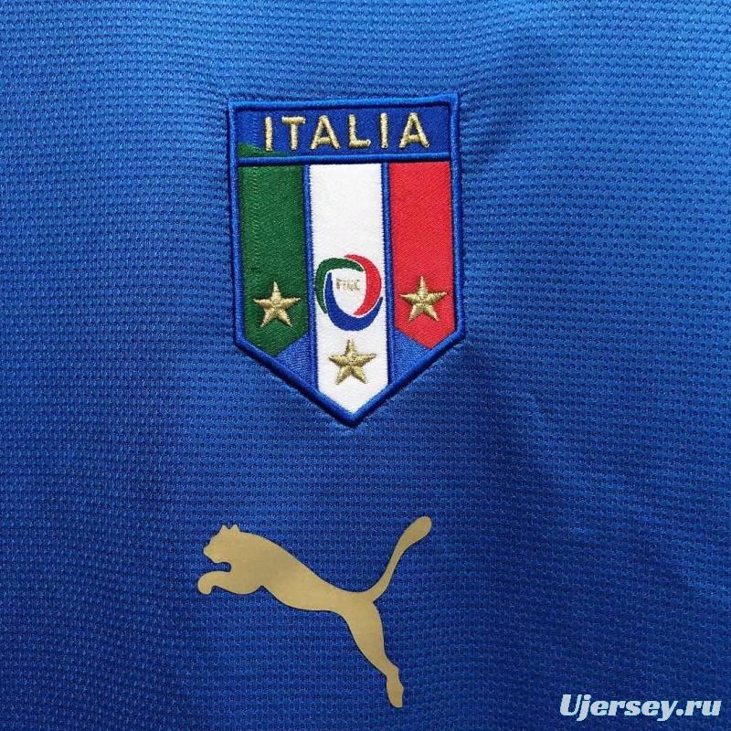 Retro 2006 Italy Home Soccer Jersey