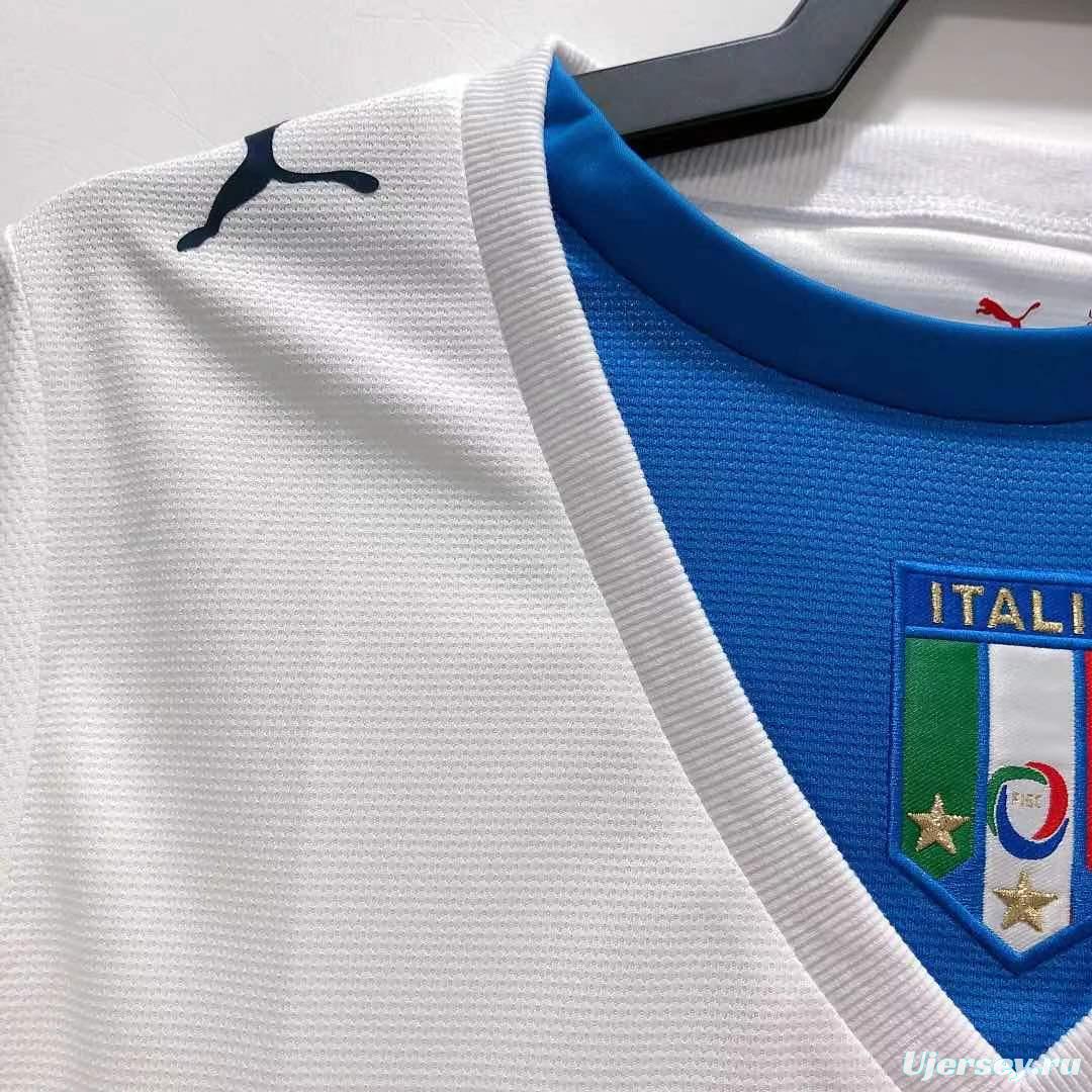 Retro 2006 Italy Away White Soccer Jersey