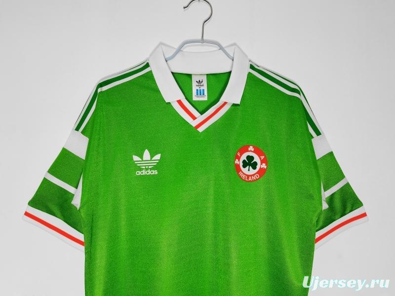 Retro 1988/90 Ireland Home Soccer Jersey