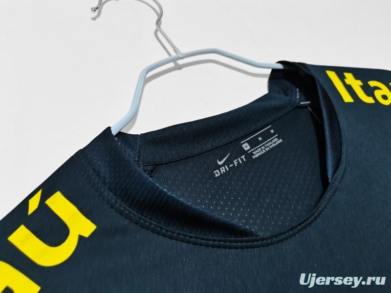 Retro 2020  Brazil Dark Green Home Soccer Jersey