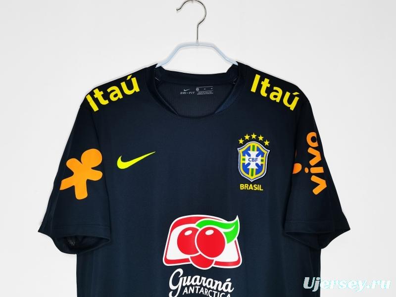 Retro 2020  Brazil Dark Green Home Soccer Jersey