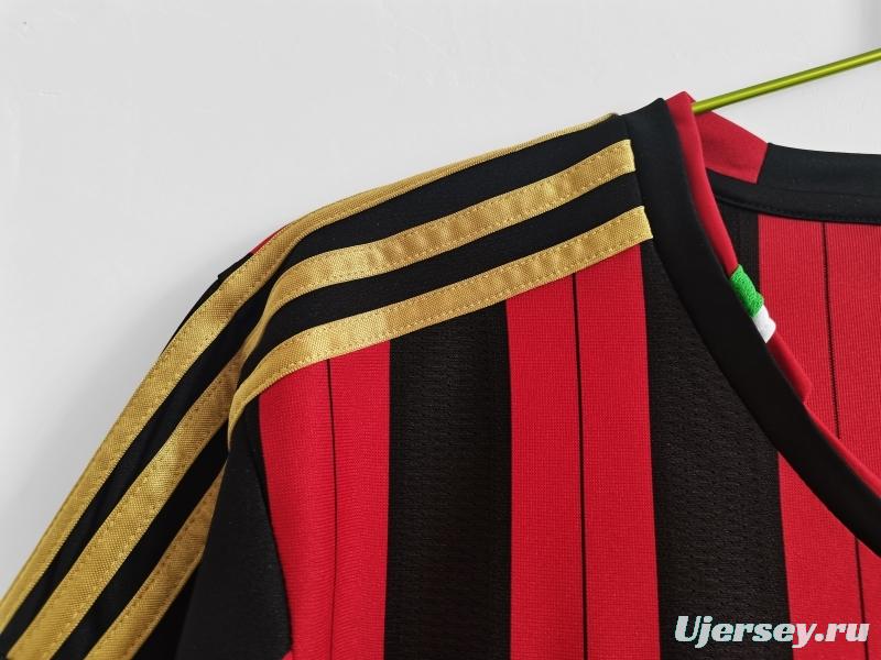 Retro 2013/14 AC Milan Home Soccer Jersey