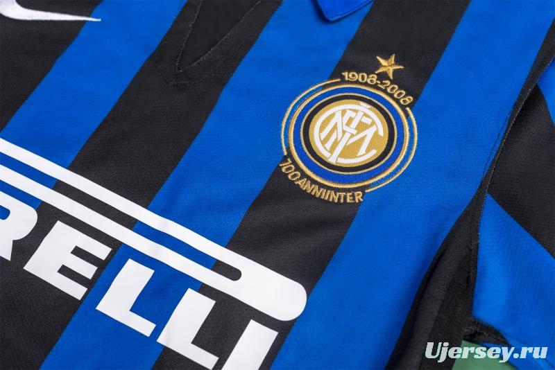 RETRO 07/08 Inter Milan Home Soccer Jersey