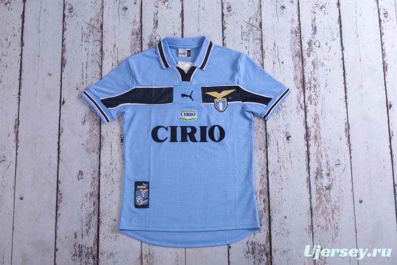 RETRO 98/00 Lazio Home Soccer Jersey