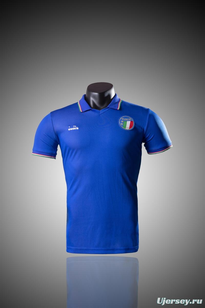 Retro 1990 Italy Home Soccer Jersey