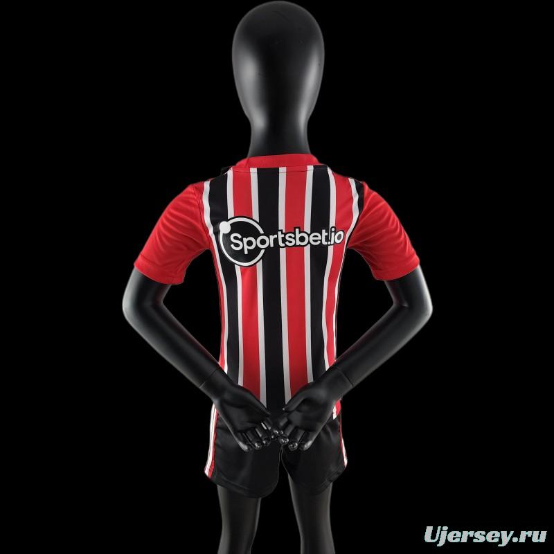 22/23 Kids Sao Paulo Away SIZE16-28 Soccer Jersey