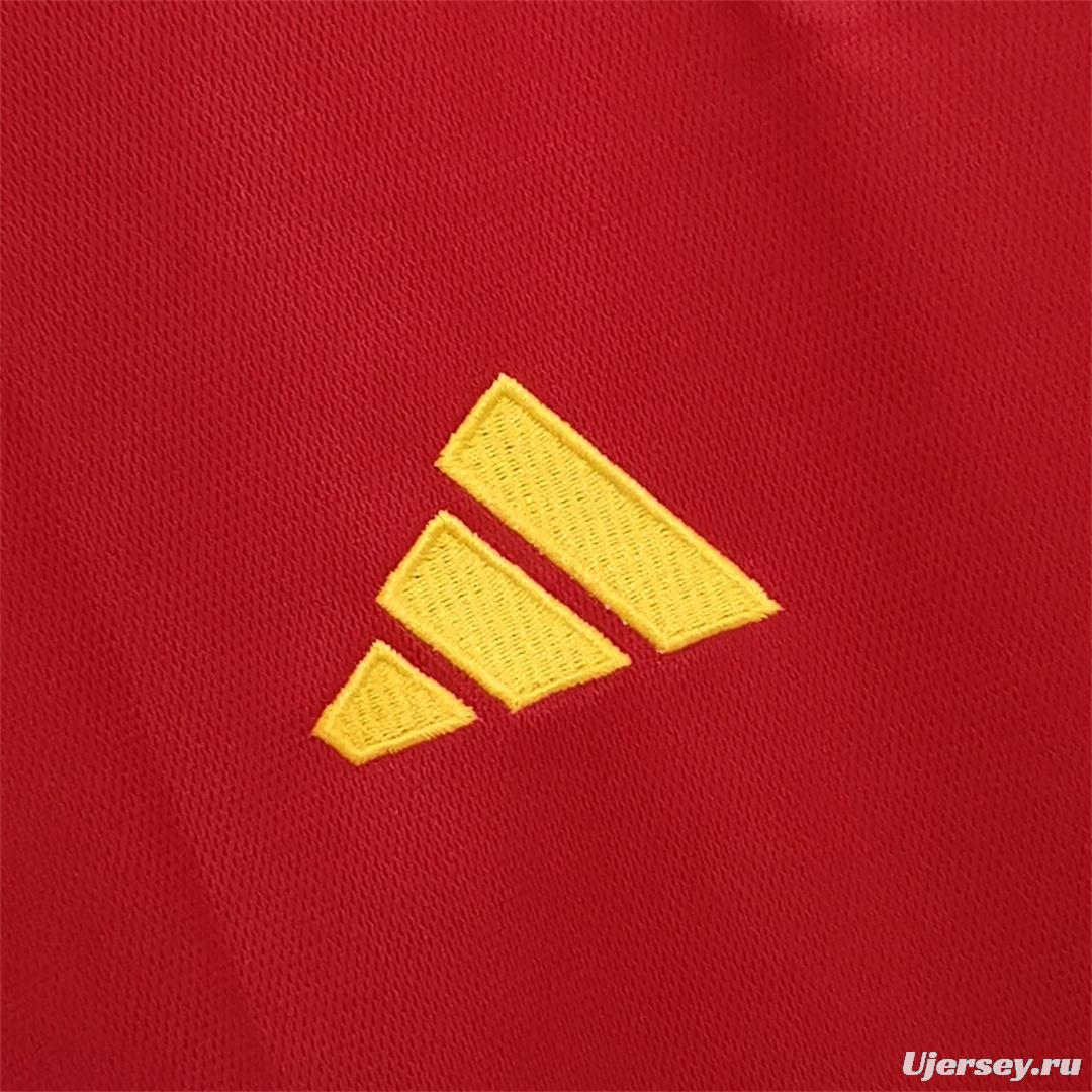 2022 Spain Home Soccer Jersey