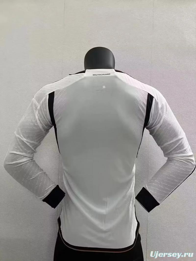 Player Vision 2022 Germany Home Long Sleeve Jersey