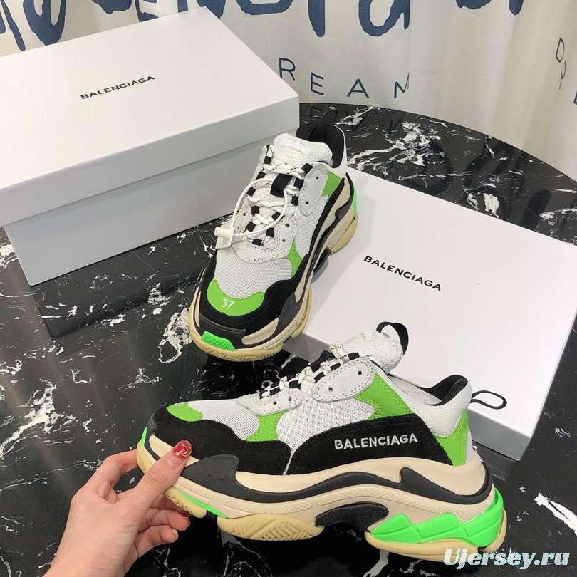 Men/Women Balenciaga Triple S Sneaker Green/Black