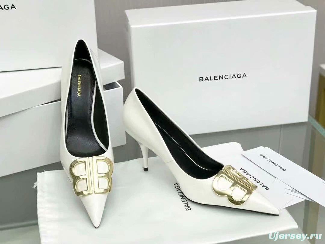 2 Color Women Balenciaga High Heels Shoes