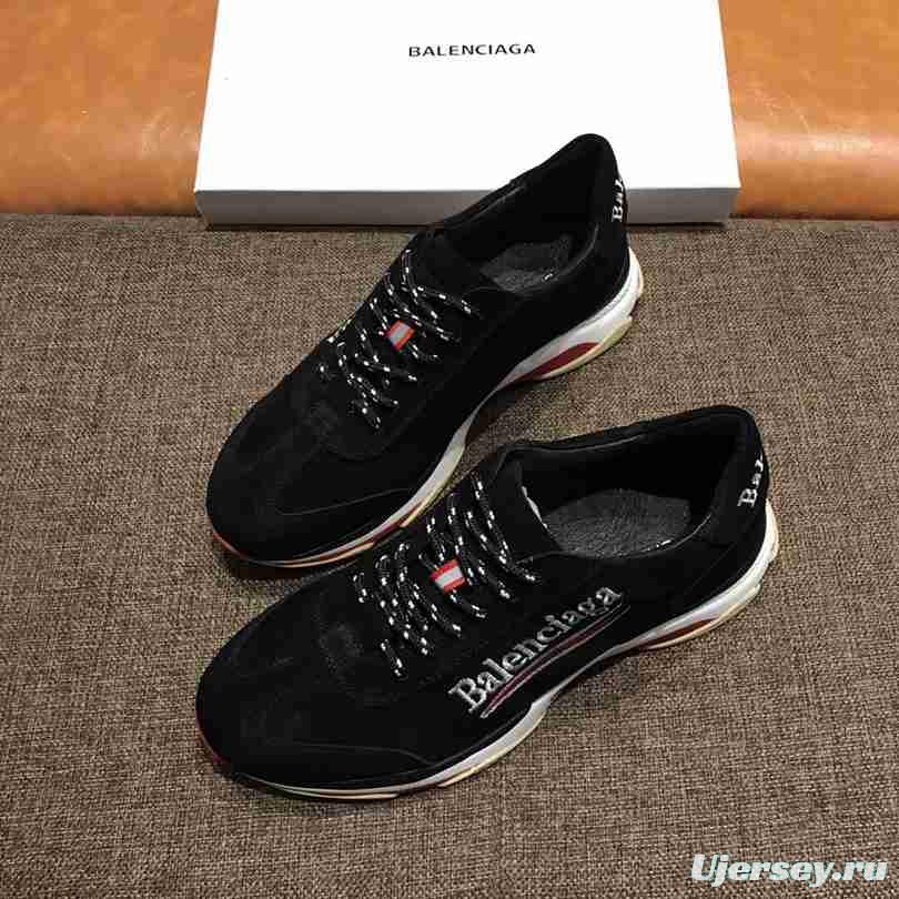 Men Balenciaga Triple S Black Sneaker Item 1216240