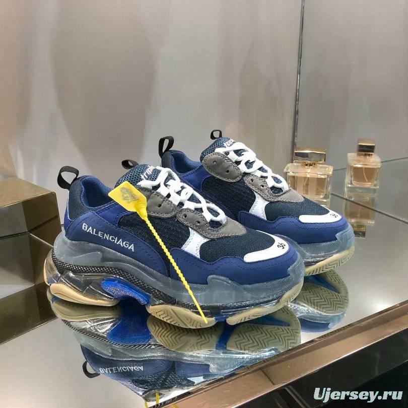 Men/Women Balenciaga Triple S Sneaker Navy