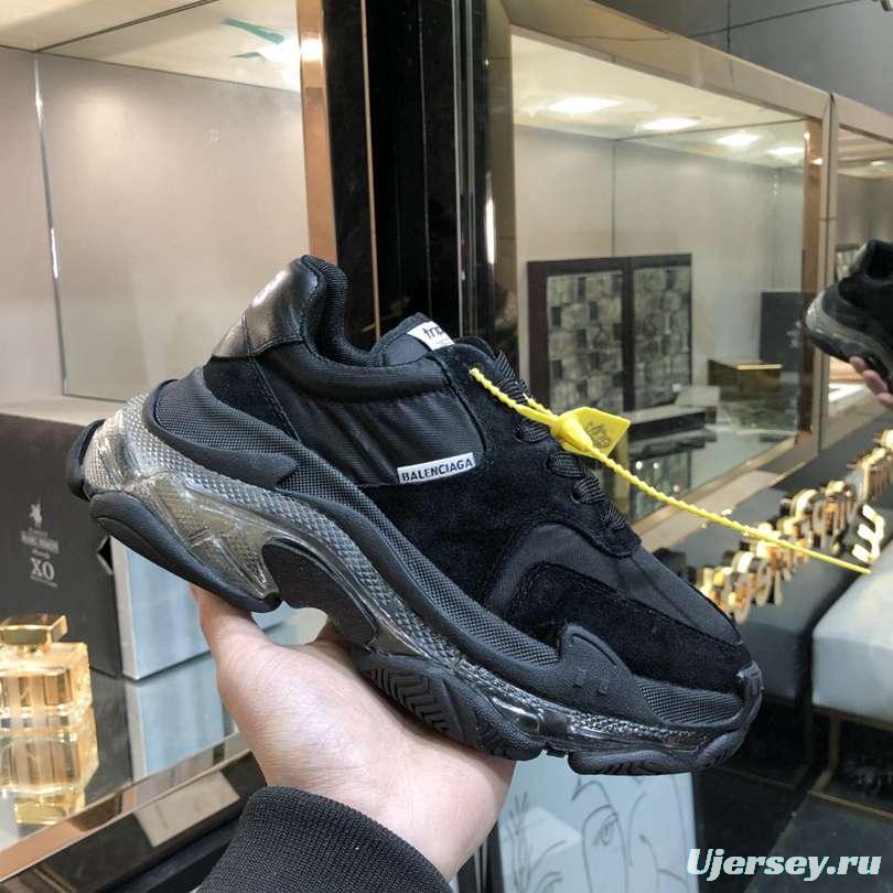 Men/Women Balenciaga Triple S 2.0 Black Sneaker