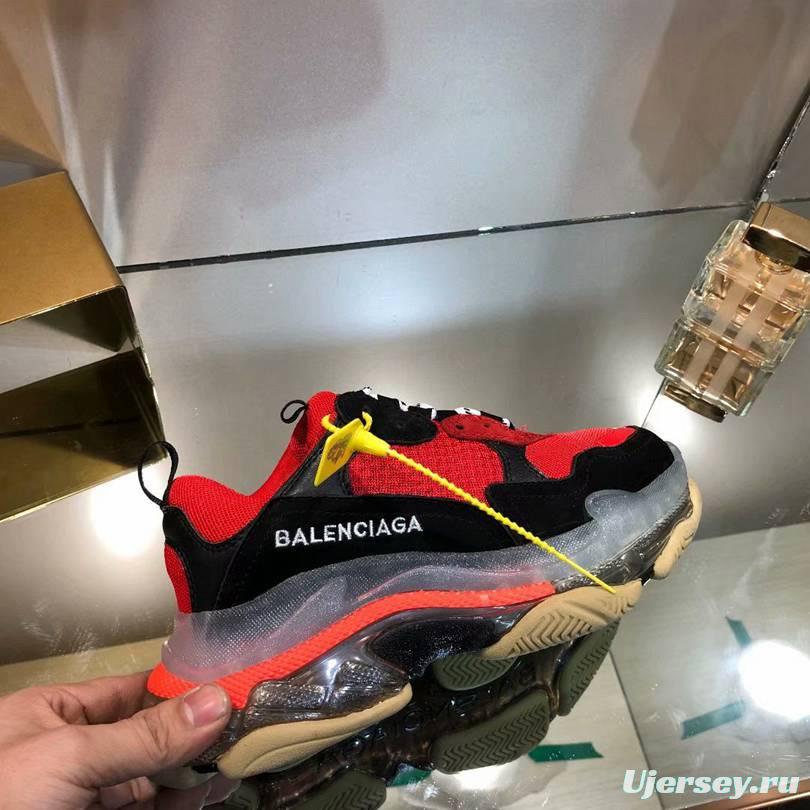 Men/Women Balenciaga Triple-S Sneaker Red/White Item 6380340