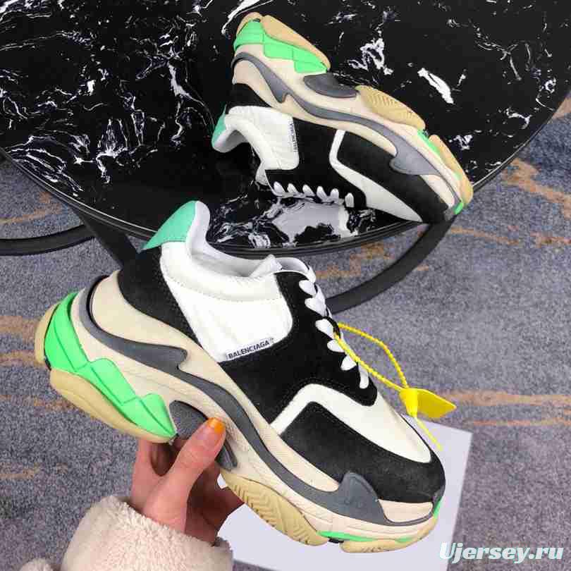 Men Balenciaga Triple-S 2 White/Black Sneaker