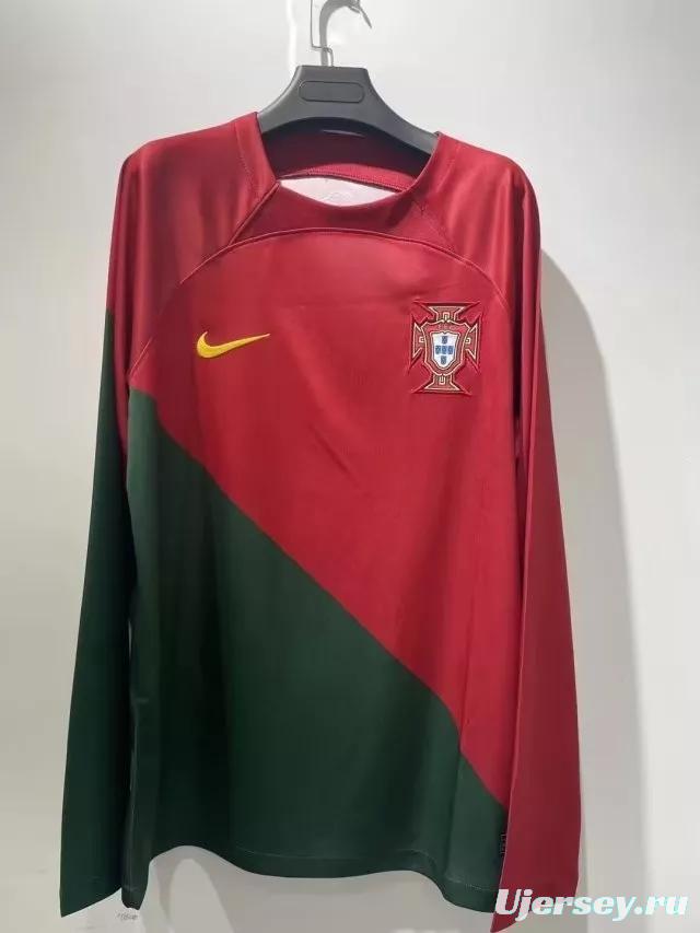 2022 Portugal Home Long Sleeve Jersey