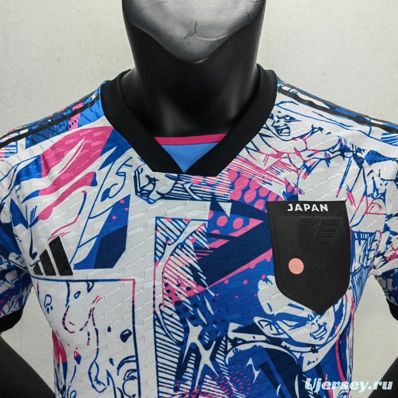 Player Version 2022 Japan X Dragon Ball Special Edition Soccer Jersey