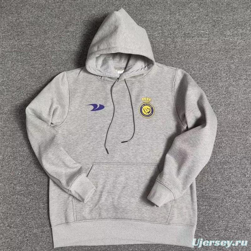 22/23 Al-Nassr FC Home CR7 Ronaldo Grey Tracksuit Hoodie