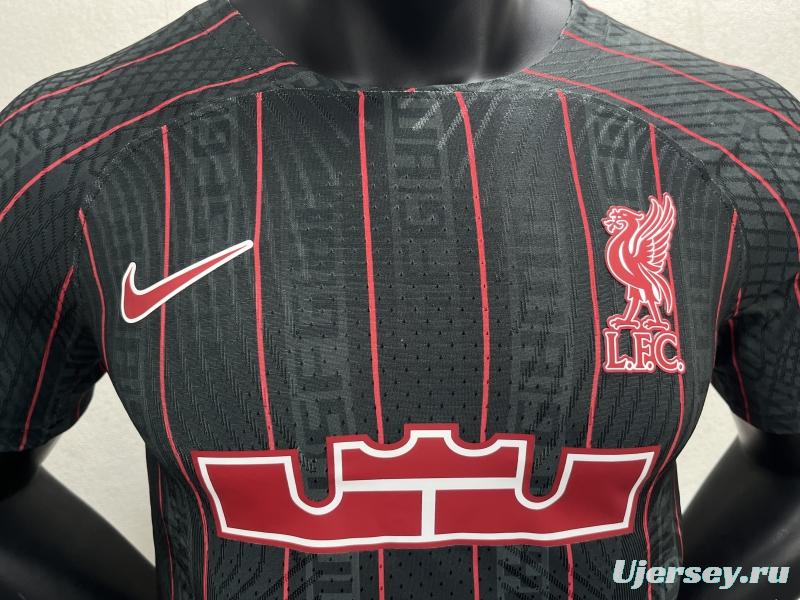 Player Version 23/24 Liverpool xLeBron James Black Jersey